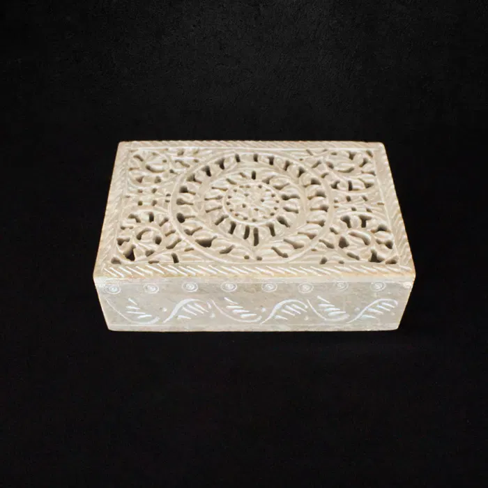Varanasi Soft Stone Box (6x1.5 Inches)