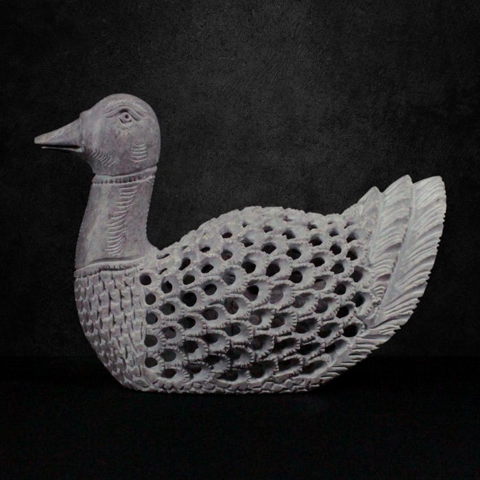 Varanasi Soft Stone Jali Under Cut Duck (4 Inches)