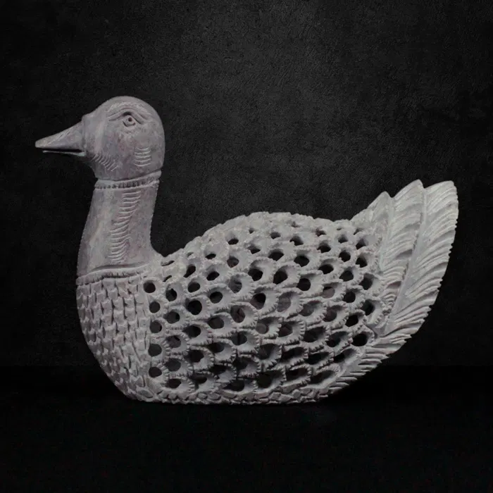 Varanasi Soft Stone Jali Under Cut Duck (4 Inches)