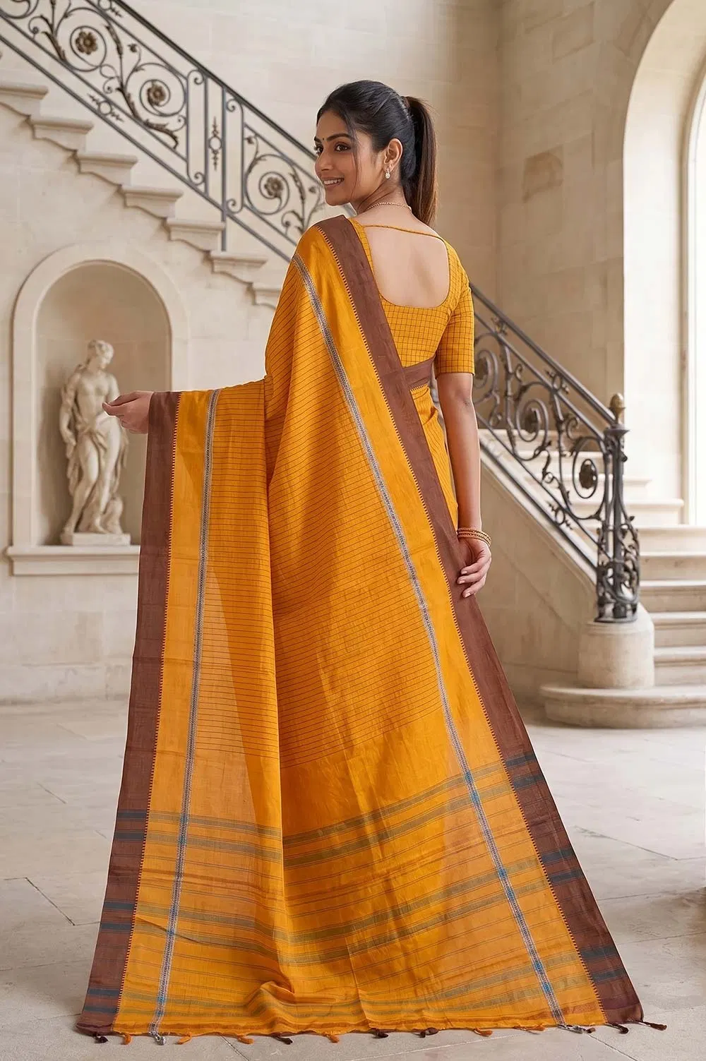 Narayanpet Handloom Cotton Saree