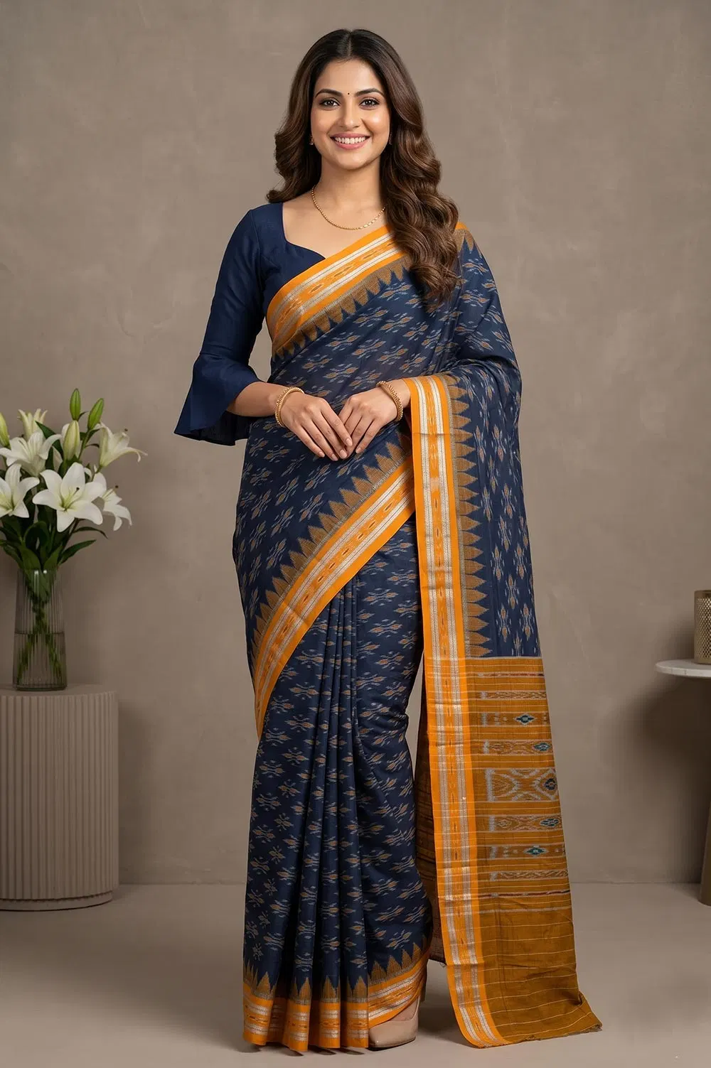 Orissa Ikat Deha Banda Cotton Saree