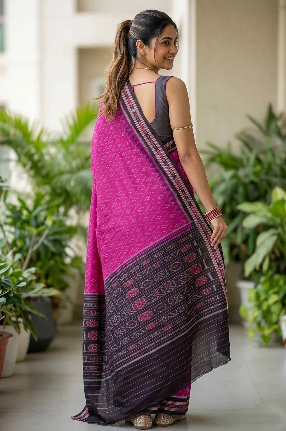 Orissa Ikat Deha Banda Cotton Saree