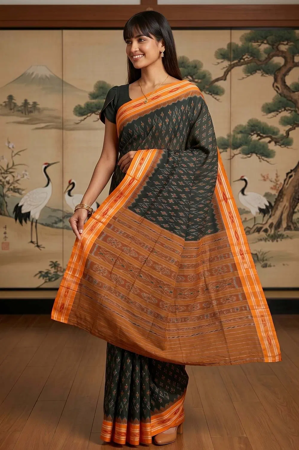 Orissa Ikat Deha Banda Cotton Saree