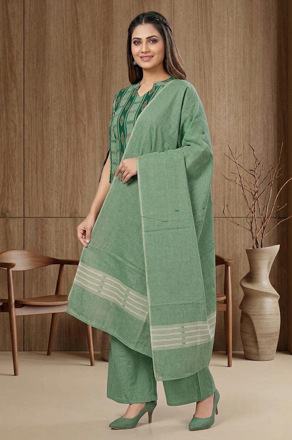 Orissa Ikat Salwar Suit Set (3pcs)
