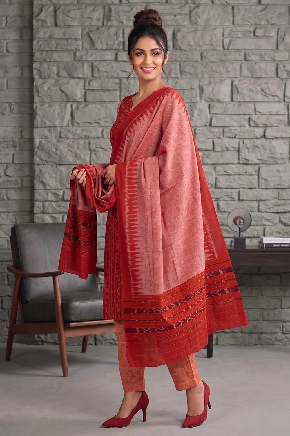 Orissa Ikat Salwar Suit Set (3pcs)