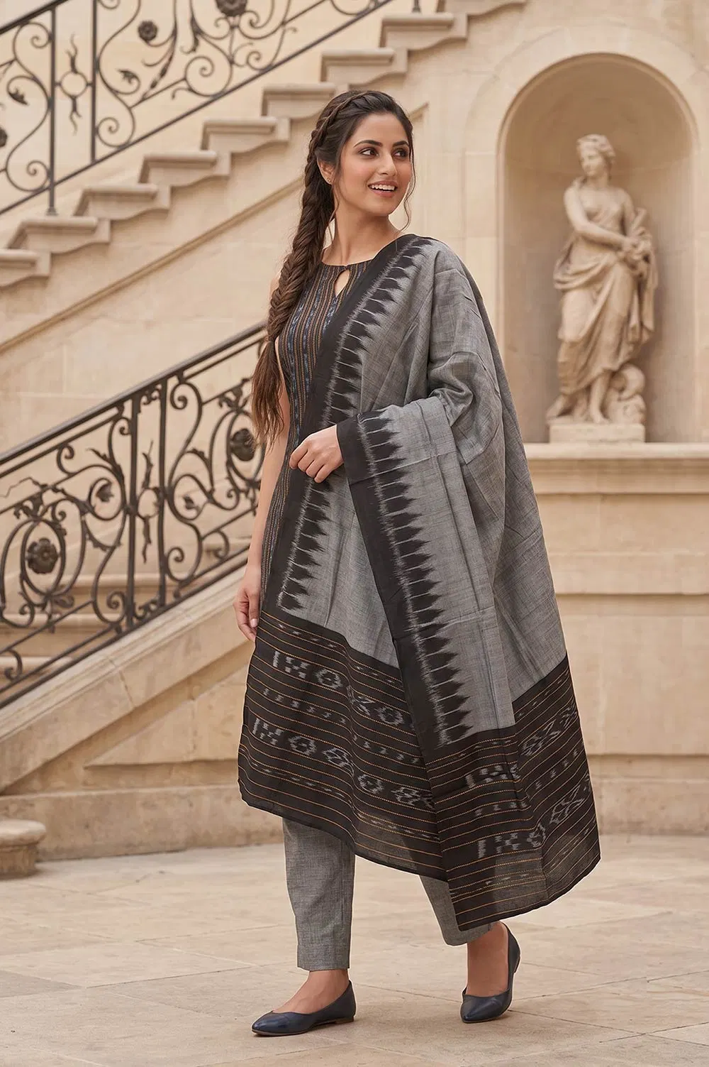 Orissa Ikat Salwar Suit Set (3pcs)