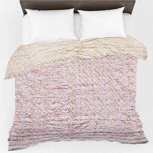 Sanganeri Hand Block Printed Comforter (9x7.5Ft)