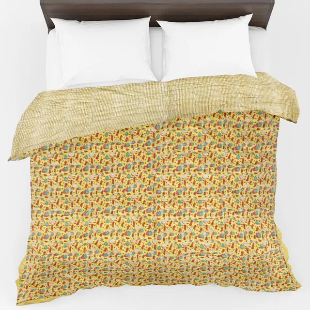 Sanganeri Hand Block Printed Comforter (9x7Ft)