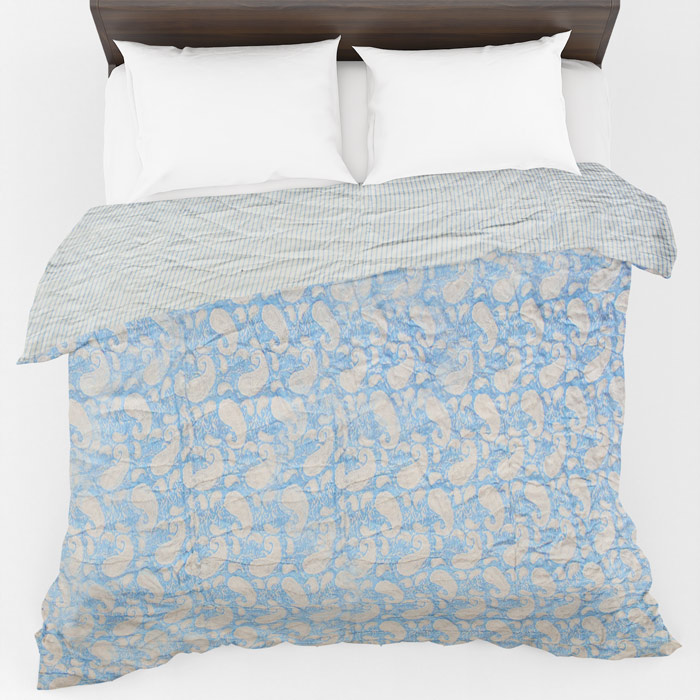Sanganeri Hand Block Printed Comforter (9 x 7.5Ft)
