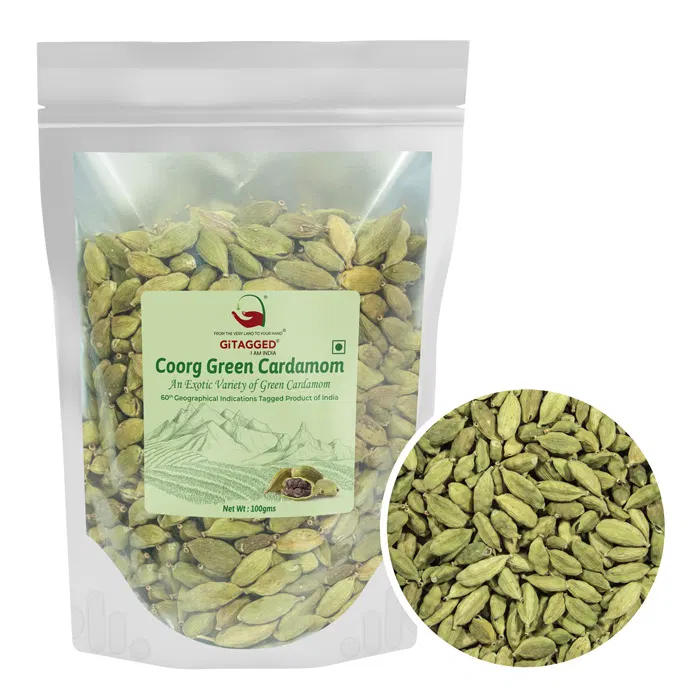 Coorg Green Cardamom (Whole) - 50gms | 100gms