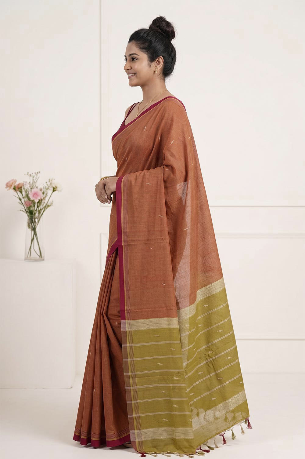 Udupi Handloom Cotton Saree