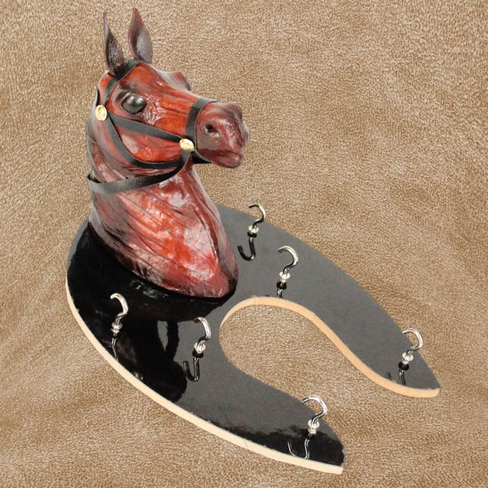 Indore Leather Craft Horse Key Hanger