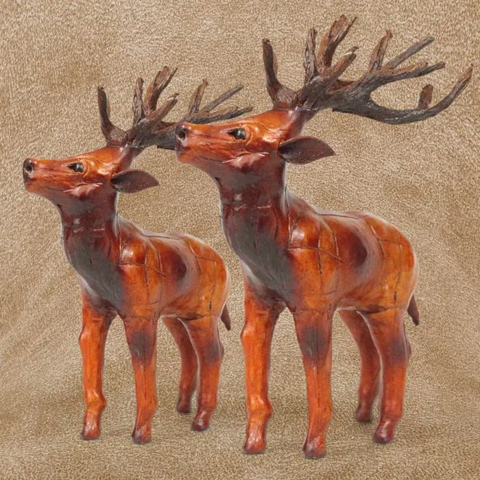 Indore Leather Toys Royal Stag (8 Inch) - Pair
