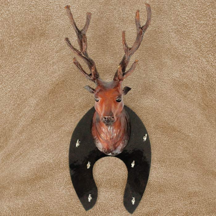 Indore Leather Craft Deer Key Hanger