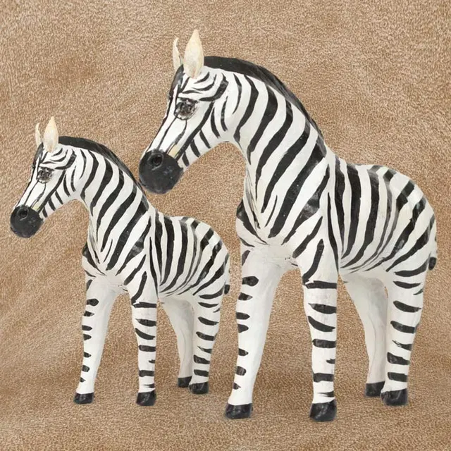 Indore Leather Toys Zebra (7 Inch) - Pair