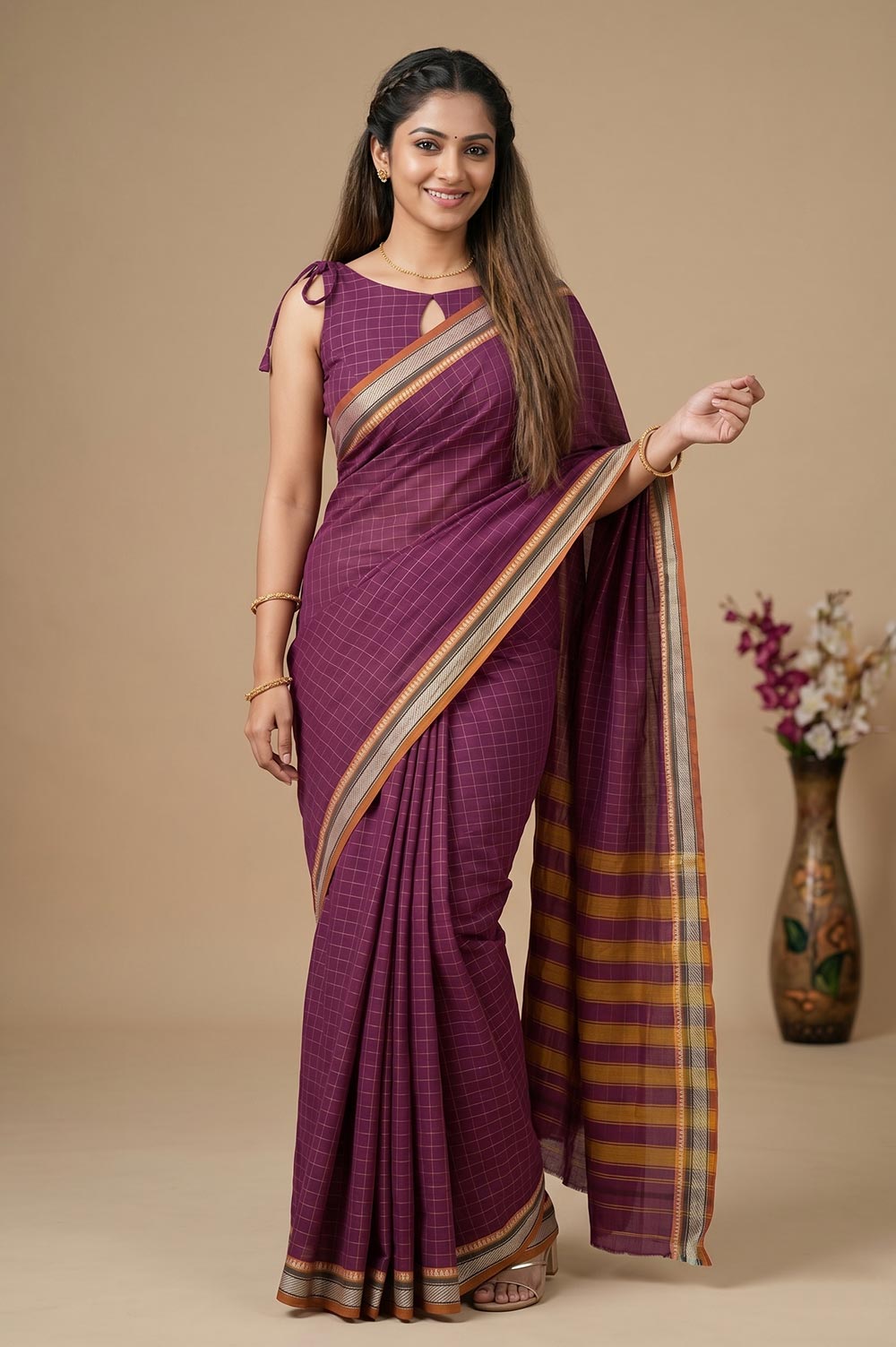 Narayanpet Handloom Cotton Saree