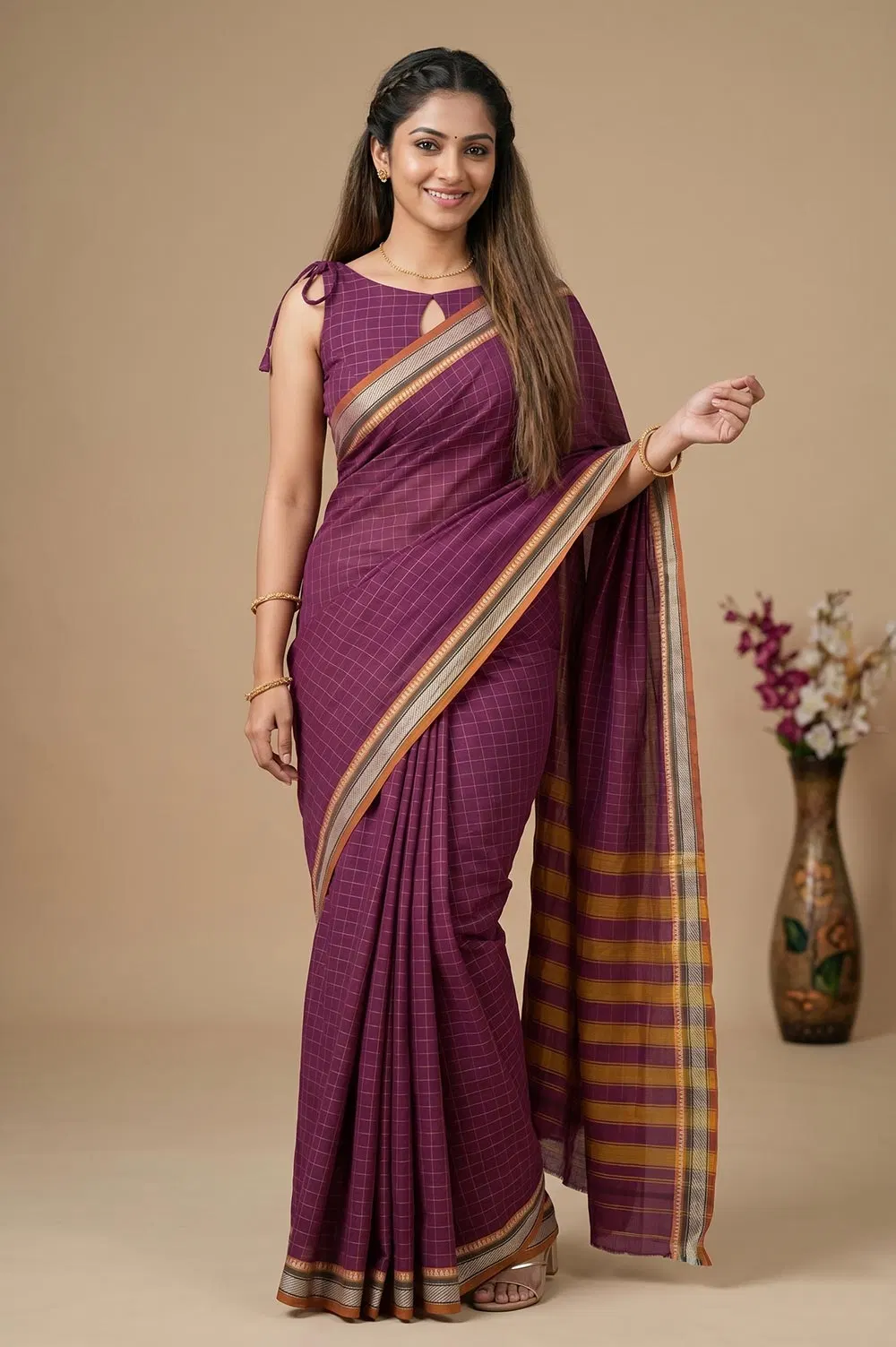 Narayanpet Handloom Cotton Saree