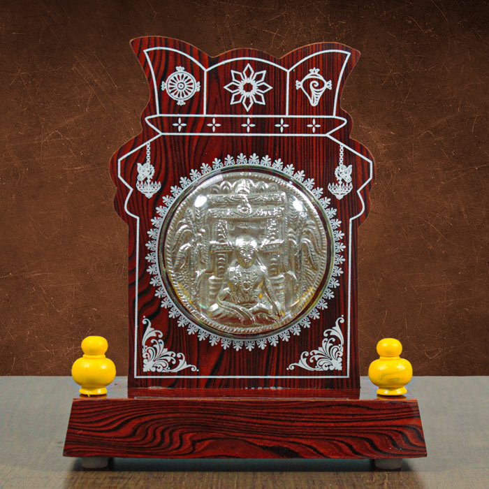 Thanjavur Art Plate Guru Raghavendra (Memento) - 3.5 Inch Dia