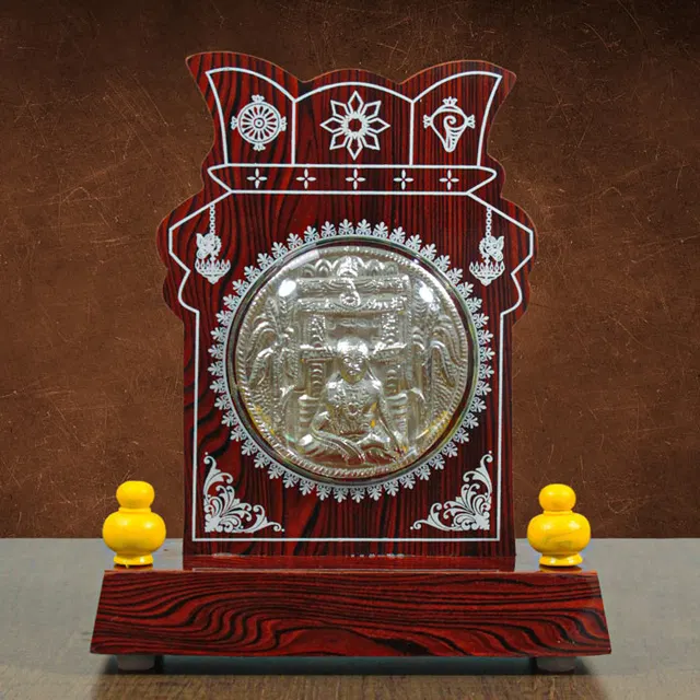 Thanjavur Art Plate Guru Raghavendra (Memento) - 3.5 Inch Dia