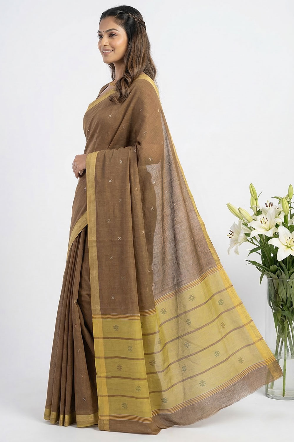 Udupi Handloom Cotton Saree