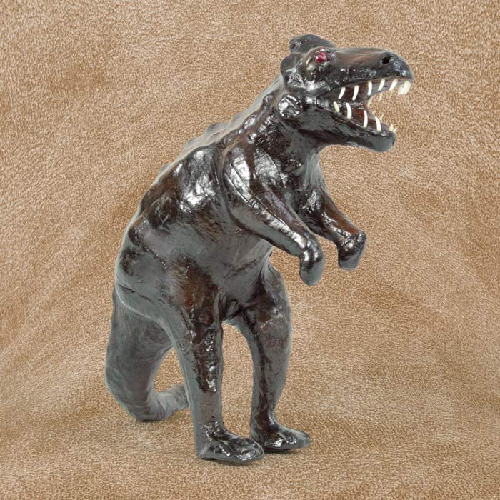 Indore Leather Toys Dino Black (11 Inch) - Single