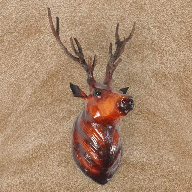 Indore Leather Deer Wall Hanging - 1.5 Feet