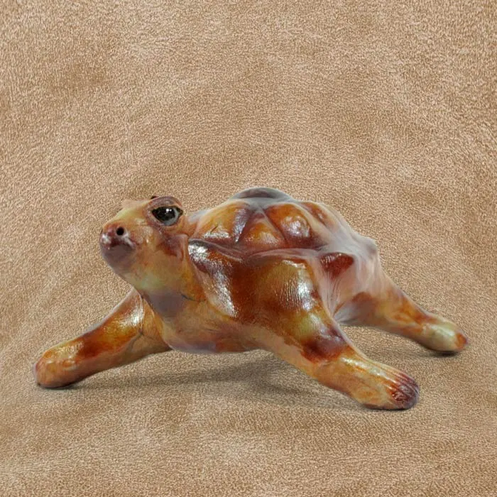 Indore Leather Toys Tortoise (7x3 Inch) - Pair