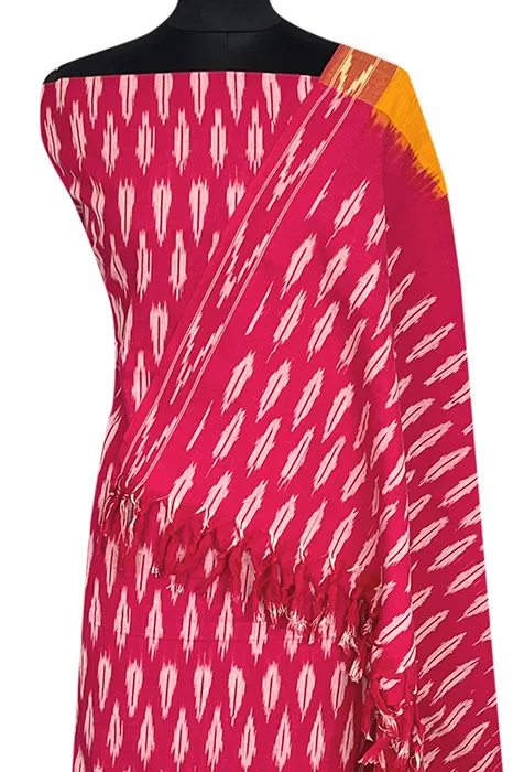 Pochampally Single Ikat Salwar Suit with Double Ikat Dupatta