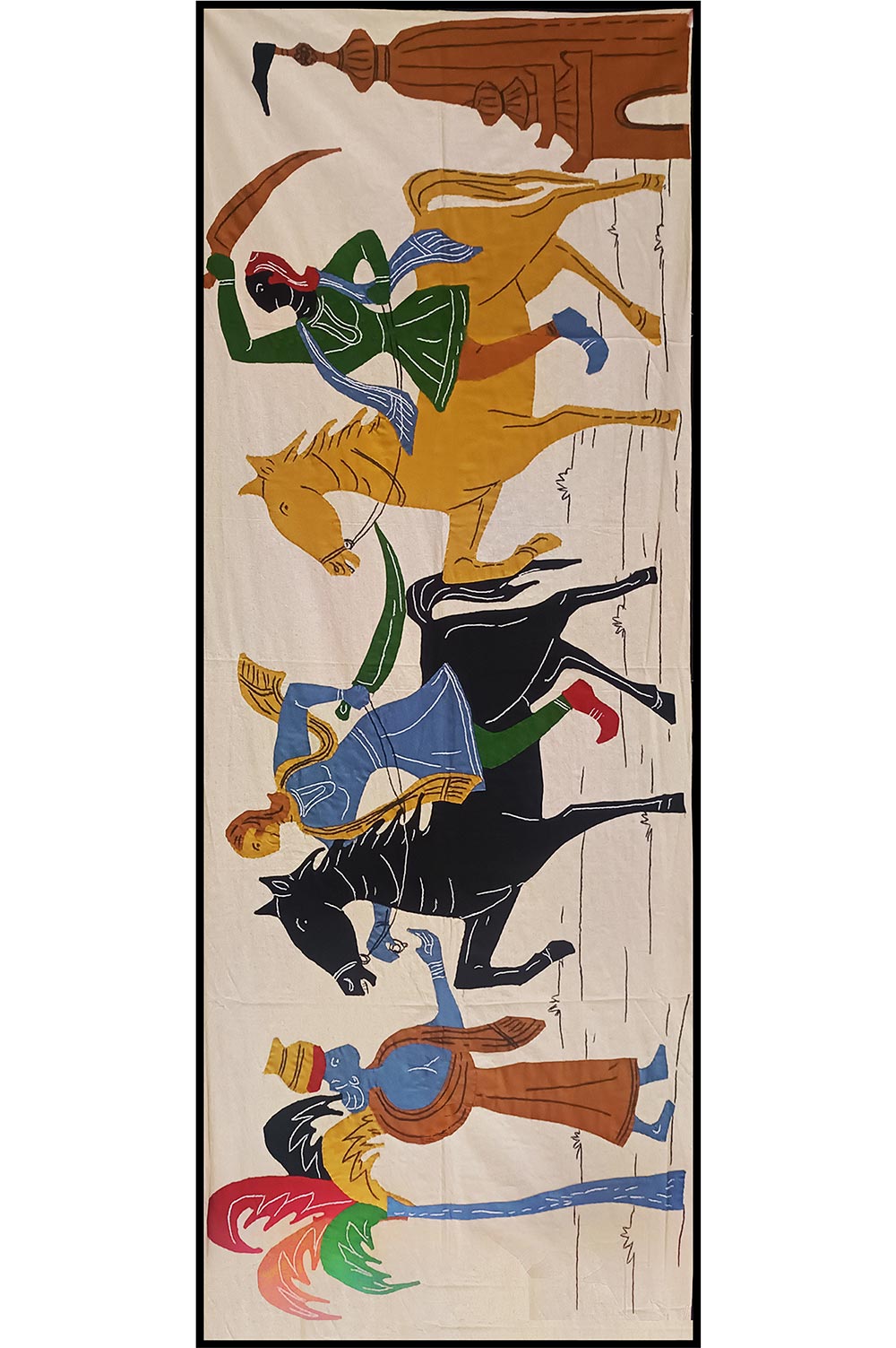 Pipli Applique Work War Theme (4.4x1.6) feet