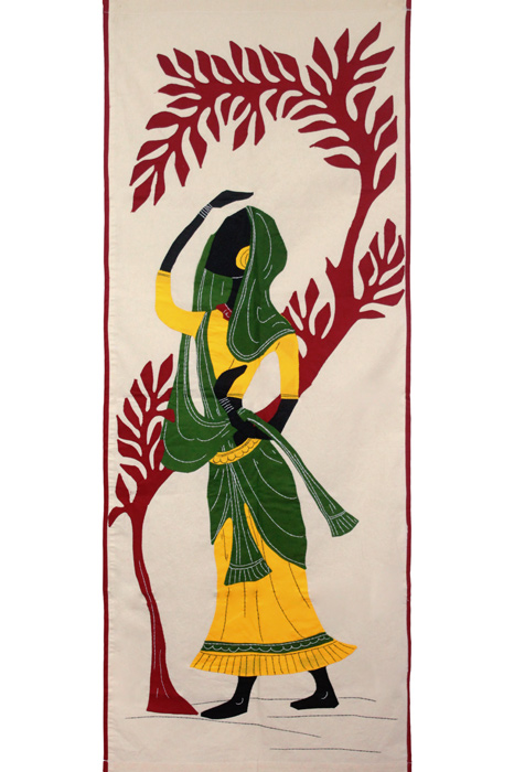 Pipli Applique Work Radha Theme (1.7x4.7) feet