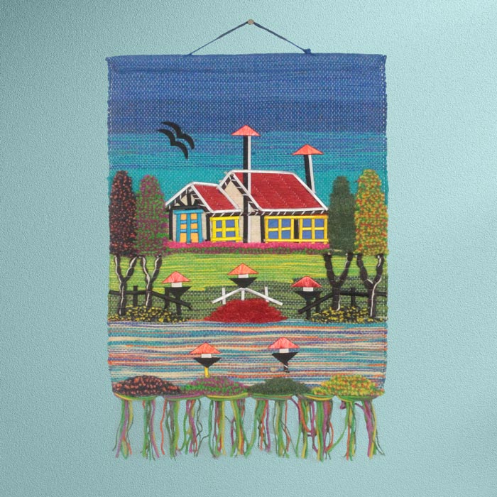 River House Ghazipur Jute Handmade Wall Hanging (20*24) Inches