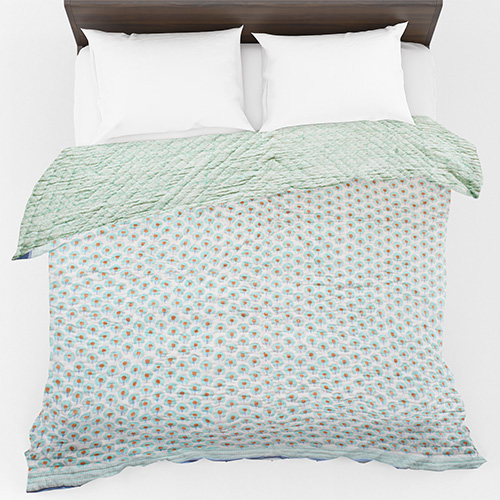 Sanganeri Hand Block Printed Comforter (9x7.5Ft)