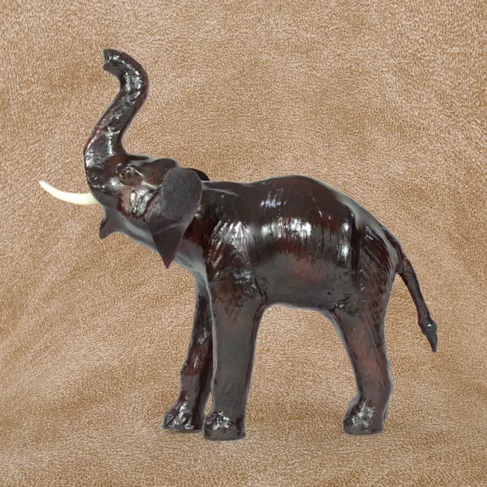 Indore Leather Toys Elephant (12x12 Inch) - Single
