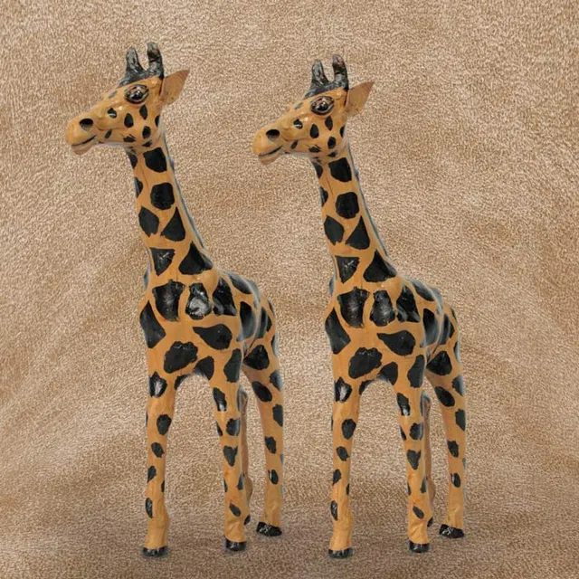 Indore Leather Toys Giraffe (4x10 Inch) - Pair