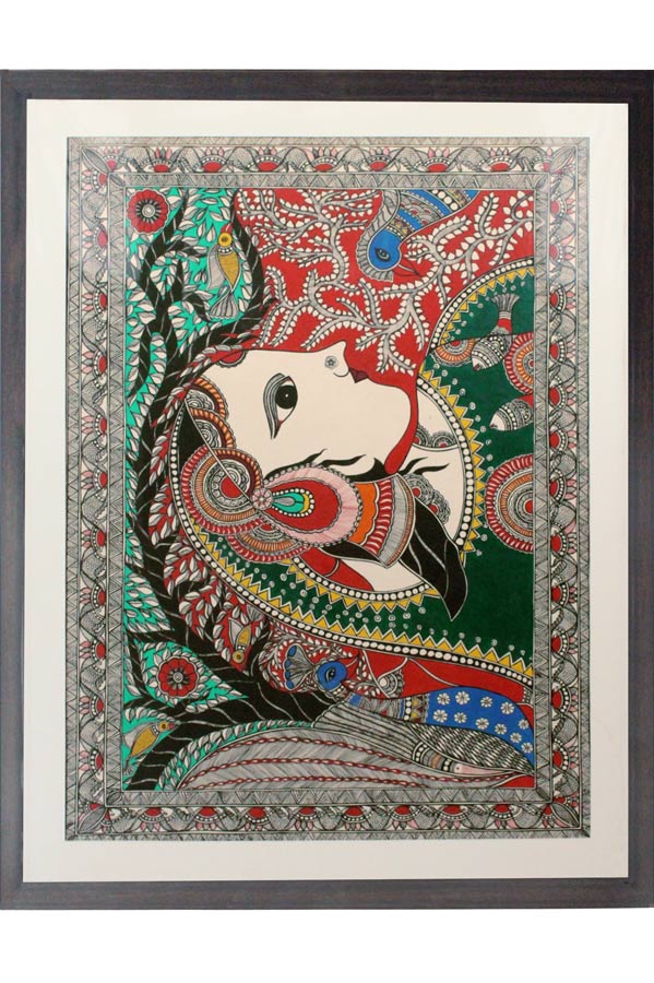 Madhubani Painting Seetha (34*26) Inches