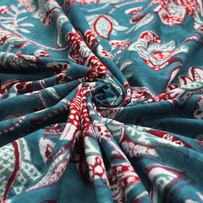 Sanganeri HandBlock Print Running Material (In Mtr)