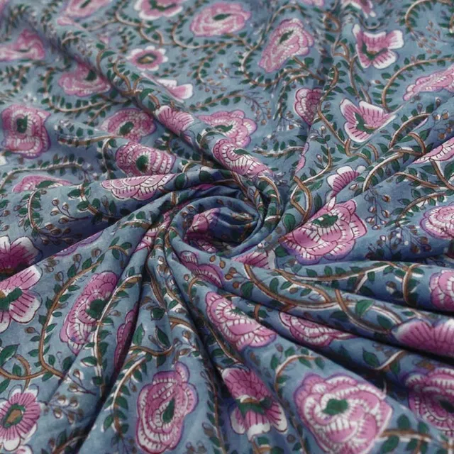 Sanganeri HandBlock Print Running Material (In Mtr)