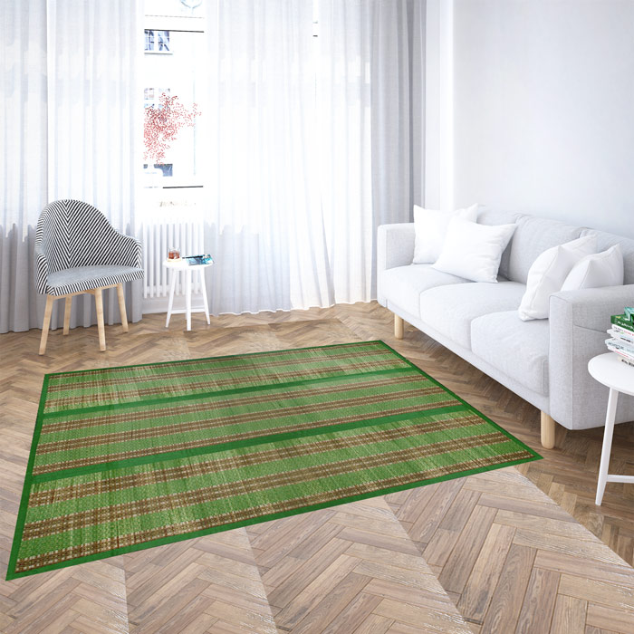 Eco-Friendly Madurkathi Grass Multipurpose Mat - 3 Fold (7*4.6) Feet