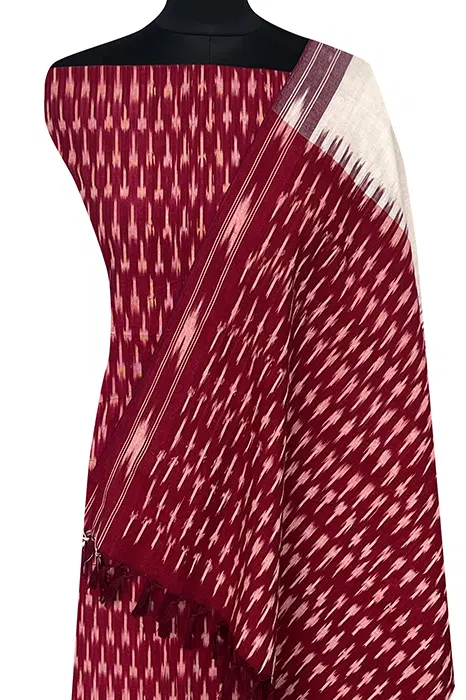 Pochampally Single Ikat Salwar Suit with Double Ikat Dupatta
