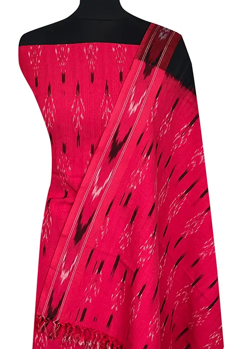 Pochampally Single Ikat Salwar Suit with Double Ikat Dupatta