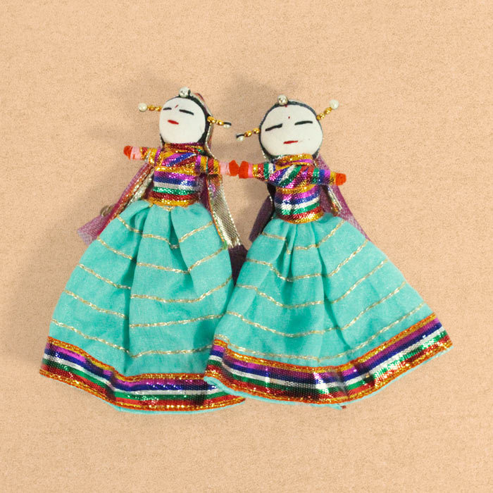 Rajasthan Khatputli Saree Pin Pair (5 Inches)