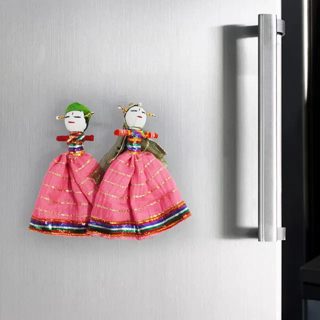 Rajasthan Khatputli Magnets Pair (5 Inches)