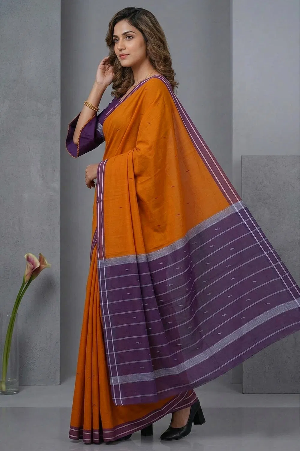 Udupi Handloom Cotton Saree