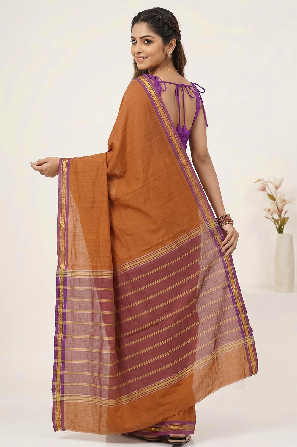 Udupi Handloom Cotton Saree