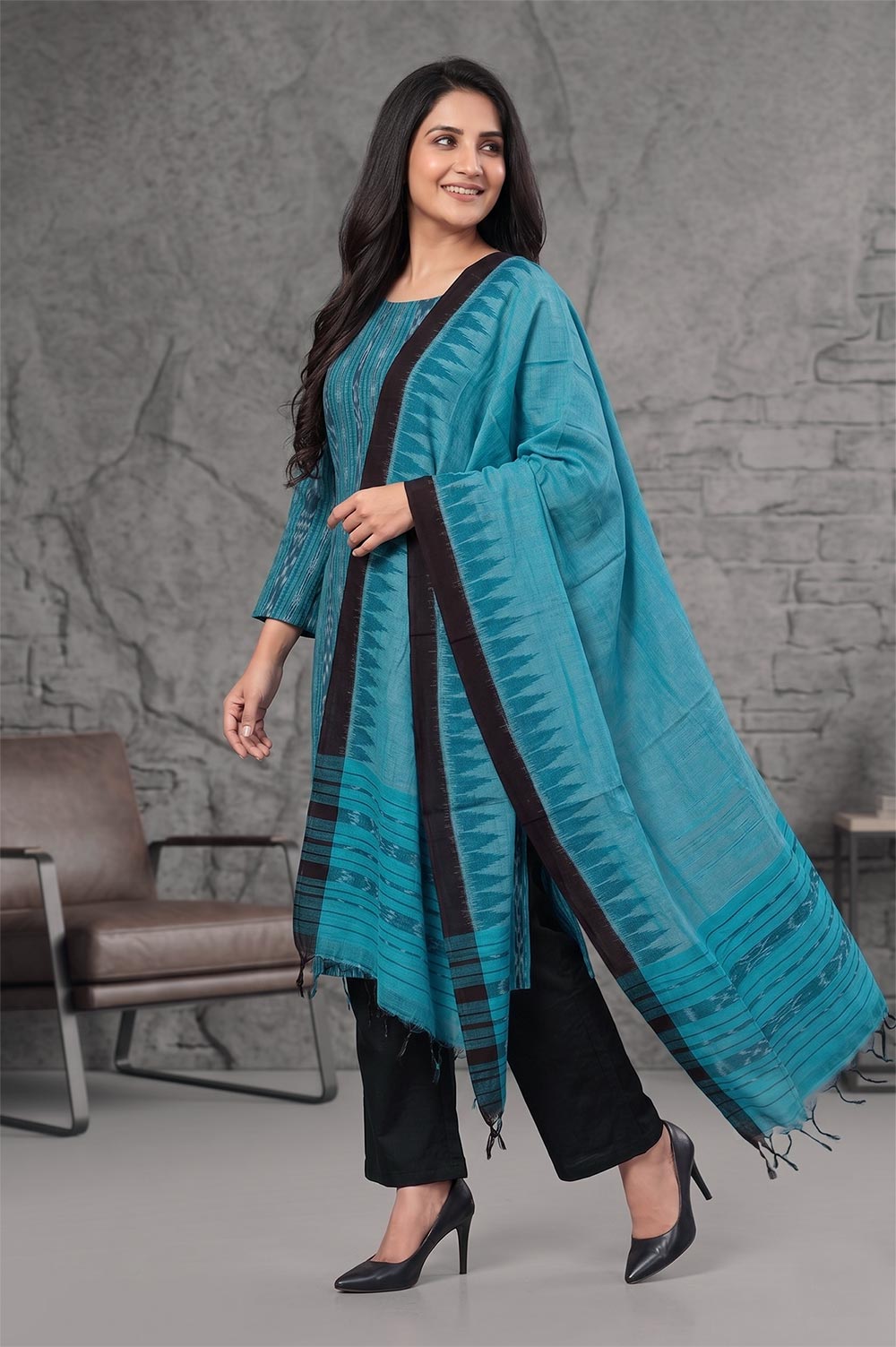 Orissa Ikat Salwar Suit Set (3pcs)
