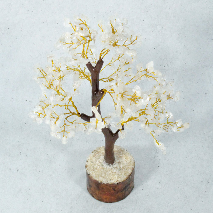 Agates of Cambay Clear Quartz Tree (300 Chips)