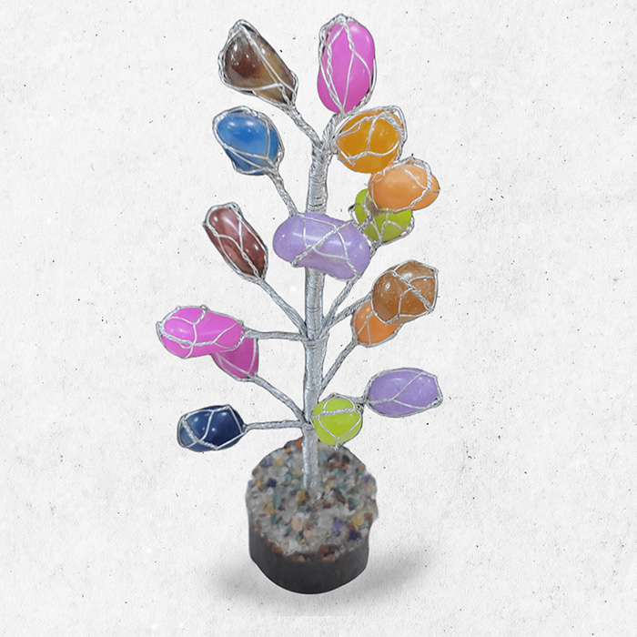 Agates of Cambay Multi Colour Tree (15 Chips)