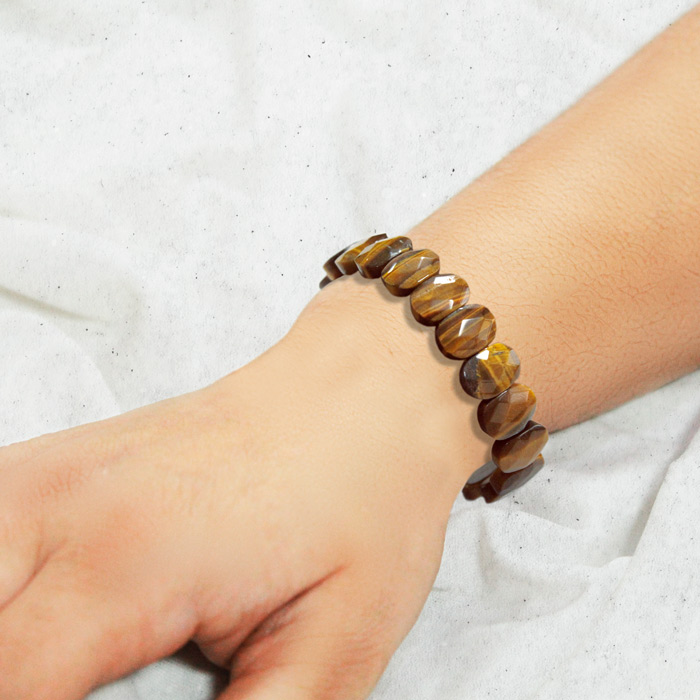 Cambay Agates Bracelet - Tiger Eye
