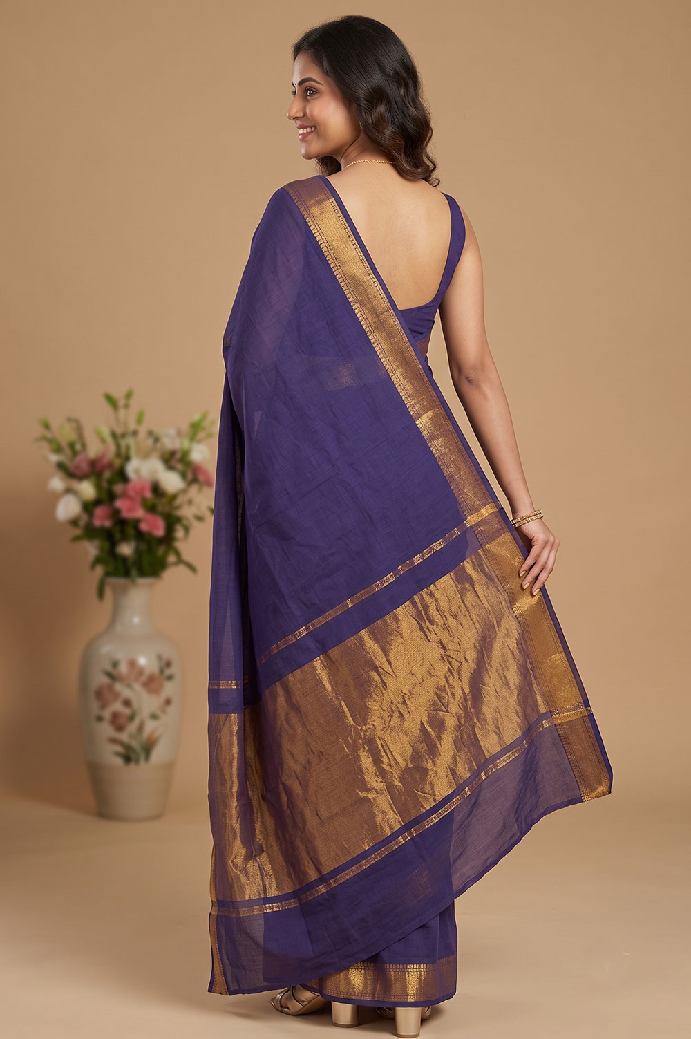 Mangalagiri Handloom Pure Cotton Saree