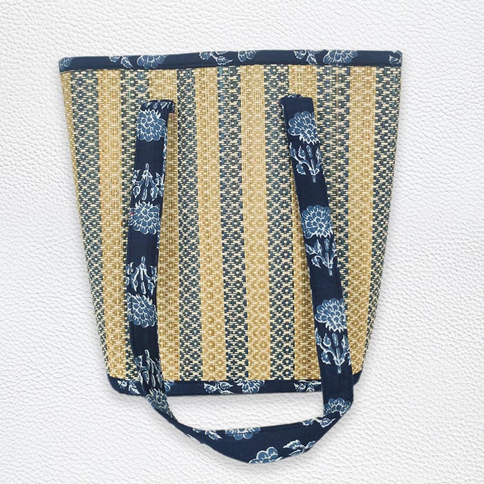Madurkathi Grass Handmade Bag (12x12 Inches)